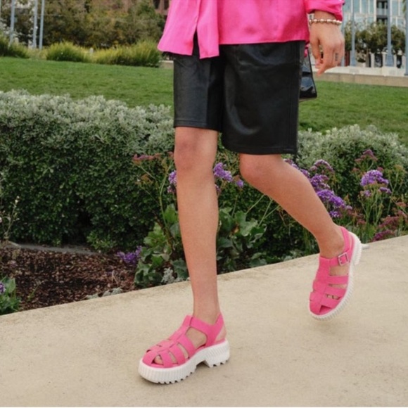 Sorel Ona Streetworks Fisherman Platform Sandals Pink Size 7 - Picture 5 of 13